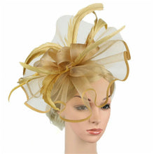 Women's Big Flower Fascinator Church Kentucky Derby Hat Royal Ascot Race Accessories Headbands Fascinator Bridal Tea Party