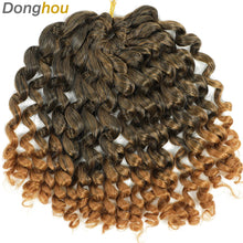 Ombre Jumpy Red Ginger Wand Curls Crochet Hair 1B 27 30 350 613 Purple Grey Colors jamaican twist braiding Hair 20 Strands/Pack