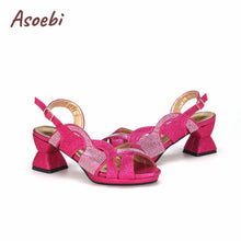 2024 High Quality Orange Color Peep Toe Butterfly Design Shoes Matching Bag Mature Ladies Party Women