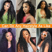 Wear And Go Best Water Wave 13x4 HD Lace Frontal Wig Wet Glueless Deep Water Cheap Wigs On Clearance Sale Human Hair 180% Wig