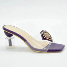 New Arrival Italian Women Shoes Decorated with Rhinestone Open Toe Pumps Luxery Shoes Women Nigerian Women Party Pumps