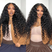 Wear And Go Best Water Wave 13x4 HD Lace Frontal Wig Wet Glueless Deep Water Cheap Wigs On Clearance Sale Human Hair 180% Wig