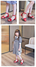 Summer Rhinestone Sandals Kids Shoes Girls Wedding Dress Shoes Children Princess Sandals Fashion Dance High Heels Sandals G944
