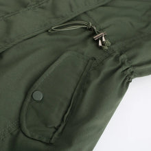 Double Sided Women's winter Thick Detachable Zipper Parka Jacket