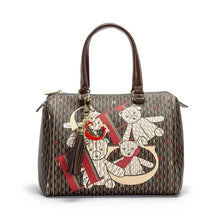 Women's Commuter Crossbody Colorful Printed Monogram Bag