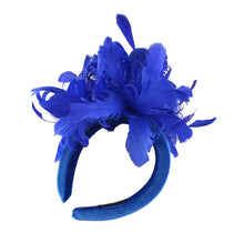 Fashion New Wedding Bride Headband Headwear Fancy Feather Hair Band Millinery Hair Accessories With Peals Decor Hair Accessories