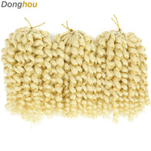 Ombre Jumpy Red Ginger Wand Curls Crochet Hair 1B 27 30 350 613 Purple Grey Colors jamaican twist braiding Hair 20 Strands/Pack