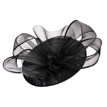 Eegant Wedding Big Size Fascinator Hat Women Flower Multimodal Hair Top Clips Hat Ladies Cocktail Church Party Hairdress