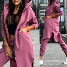 Women's Hooded Trousers Suit Casual Everyday Tracksuit