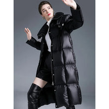Women's Winter High End Down Jackets Thick Warm Long Coat