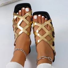 Slippers Woman New Summer Style Shoes Solid Color Woven Versatile Casual Sandals Thong Soft Sole Women Slippers Slides Women