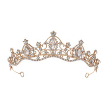Girl's birthday tiara bridal wedding hair accessories Korean simple wedding dress children's performance tiara accessories.