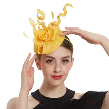 2025 Women Fascinator Hat Folding accessories Headband Bridal Hair Clip Accessories Kentucky Derby Cocktail Party Festival Hat