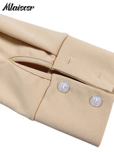 Mlaiscsr Fashion Two 2 Pieces Pants for Women’s Sets Elegant Crop Tops and Flared Trousers Matching Sportys Outfits Tracksuits