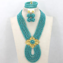 New African Jewelry Set Orange Nigerian Wedding African Beads Jewelry Set Crystal New Bridal Jewelry Set   ABS065
