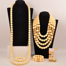 artifical coral beads nigerian jewelry sets for woman weddings