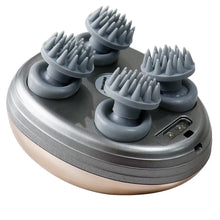 Electric Scalp Massager Hair Growth Portable Rechargeable Head Massage Stress Relax Waterproof Handheld Hair Scratcher Silicone