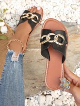 Women Luxury Decor Slide Sandals Beige Brown 2025 Summer Outdoor Fashion Elegant Sexy Casual Party Flats Office Mujer zapatos