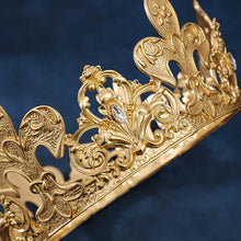 Retro Court Royal Crowns Queen King Pageant Prom Tiara Diadem Hair Ornaments Important Occasion Head Jewelry Accessories