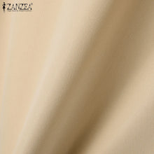 Elegant Chic Women's 2 Pieces Sets ZANZEA Woman 2025 Tracksuits Fashion 2pcs Outfits Suits Tank Tops and Wide Leg Pants Sets