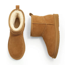 Women's Comfy Suede Plush Winter Warm Snow Boots
