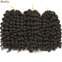 3 Packs Wand Curl Jamaican Bounce Crochet Hair 8inch T Purple 27 30 350 Bug Ombre Blonde Synthetic Jumpy Wand Curly Hair 60Roots