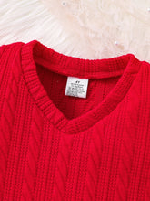Children's Spring and Autumn New Girl Fashion Cute Three Piece Set Knitted Red Tank Top+Lace Collar Lining+Checkered Half Skirt