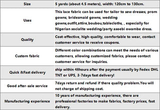 2025 Latest High Quality African Nigerian Water soluble  Damask Lace Fabric Embroidery Party Dress Sequins Cotton 5yards