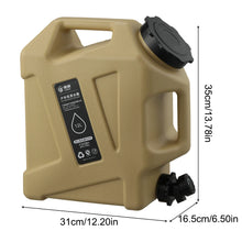 11L Large Capacity Portable Camping Bucket Water Storage No Leakage for Camping Fishing Picnic Hiking Drinking Water Canister
