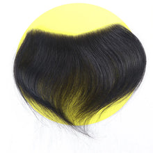 16x2cm Human Hair Toupee Men Forehead Hairpiece Patch Hairline Invisible Seamless Ultra Thin Skin PU Men's Capillary Prosthesis