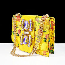 QSGFC Elegant Women Heels for Peep Toe Good Material Design Rhinestone Purple Sandals Italian Shoes and Bags Matching Set 2024