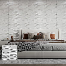 12pcs PVC Textured 3D Wall Panels Decorative Tiles