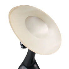 1 PC New Satin 40CM DIY Millinery Hat Elegant Imitation Linen Fascinator Base Netting Hair Top Hat Party Accessory Cap Holder