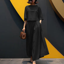 ZANZEA 2PCS Women Summer Pant Sets Casual Solid Work Outfits 3/4 Sleeve Blouse Wide Leg Trousers Suit 2025 Fashion Matching Sets