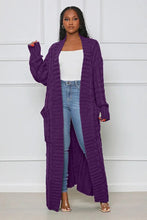Women's Winter Loose Knitted Open Cardigan