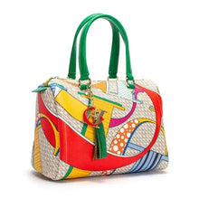 Women's Commuter Crossbody Colorful Printed Monogram Bag