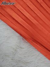 Mlaiscsr Elegant Wedding Guest Pleated Long Dress Women V Neck Lantern Sleeves Sashes Big Swing Sexy Birthday Party Evening Robe