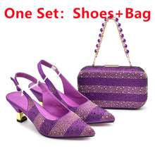 Designer Shoe and Bag Sets From Italy Original Italian Shoes and Bag Set for Women Wedding Shoes for Women Bride Party Pumps