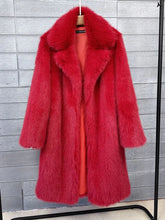 Women's Long Fluffy Faux Fur Jacket