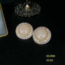 Natural grandmother green strawberry crystal beads rhinestone necklace earrings bracelet luxury exquisite women wedding jewelry