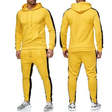 Men's Two Piece Color Block Tracksuit