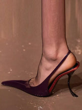 2025 Summer New Women's Slimming High Heel Sandals Fashion Pointed Party Wedding 34-43 Women's Large Sandals