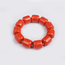 32 inches Long Orange Beads African Jewelry Set Women Bridal Party Costume Necklace Jewelry Set