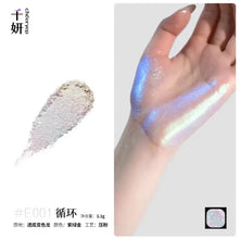 Qianyan Monochrome Eyeshadow Cheeryep Chameleon Highlight Pearlescent Highgloss Eye Shadow Matte Self Assembled
