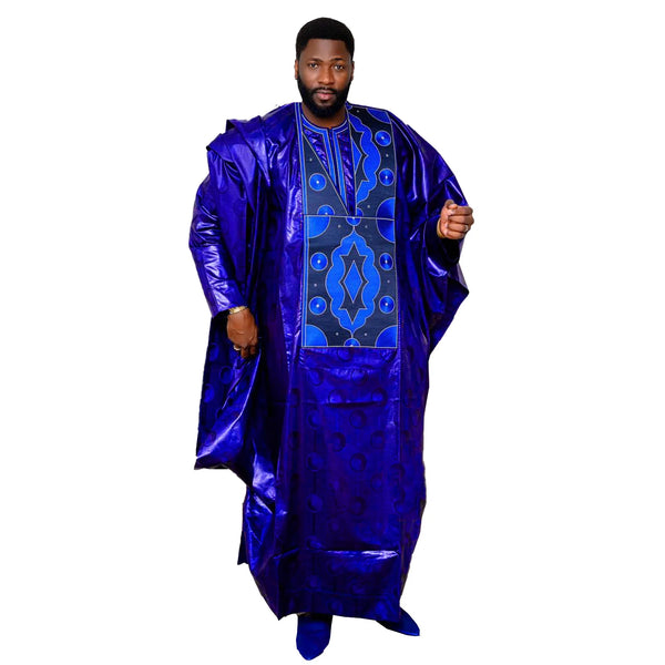 African Clothes For Man Bazin Riche Embroidery Design Top Long Sleeve