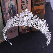 Bridal Jewelry Set Wedding Crowns for Brides Tiaras and Crowns Bride Crystal Rhinestone Necklace Tiara Wedding Hair Accessories
