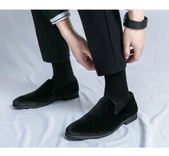 Men's Suede slip-on loafers