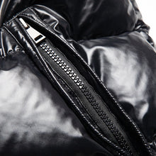 High Quality Outdoor Windproof Hooded Shiny Down Mens Jackets