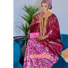 2025 First Quality Print Bazin Riche Boubou African Traditional Wedding Dress Origianl Perfumed Dashiki Basin Dresses