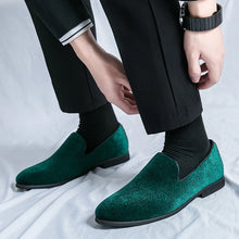 Men's Suede slip-on loafers